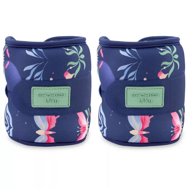 Spokey The Bloom Form svarelių rinkinys ant kulkšnių ir riešų 2x 1.5 kg SPK-944490