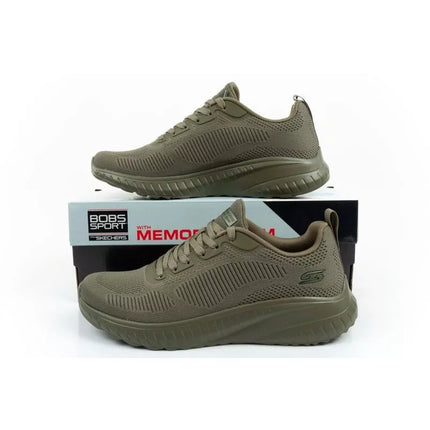 Skechers Bobs Squad Chaos Vyriški sportiniai batai Šviesiai alyvuogių