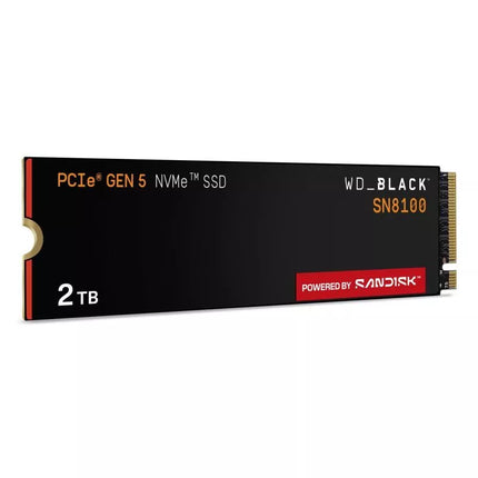 SSD WD Black SN8100 be radiatoriaus 2TB WDS200T1X0M