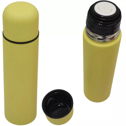 EXCELLENT HOUSEWARE 500ml kelioninis termosas, geltonas