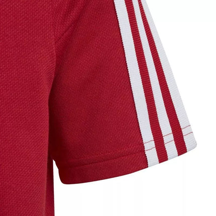 adidas Tiro 23 Competition Cotton Polo T-shirt for kids red HI4715
