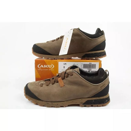 Aku Bellamont women's leather trekking shoes, durable, brown