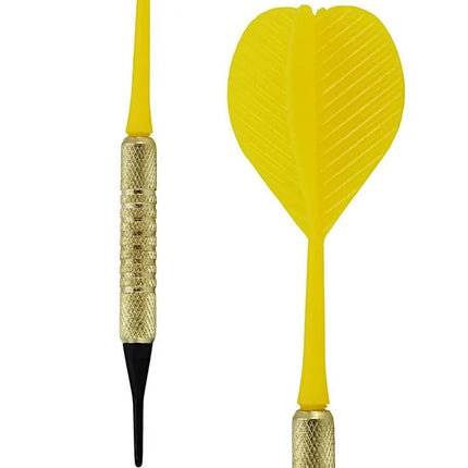 DARTS PLASTIC DARTS 3 PCS SAFE BEST SPORTING - YELLOW