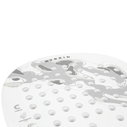 VIRTUFIT HYBRID PADEL RACKET - WHITE-GRAY