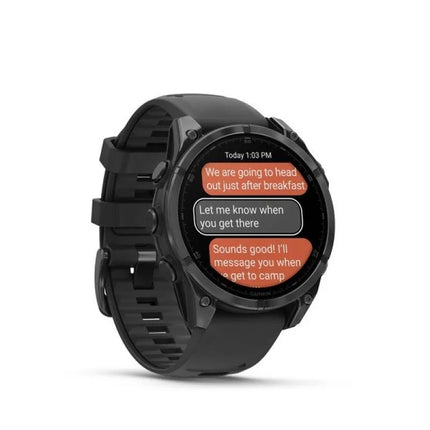 Garmin Fenix 8 47mm Skalūno pilka/juoda