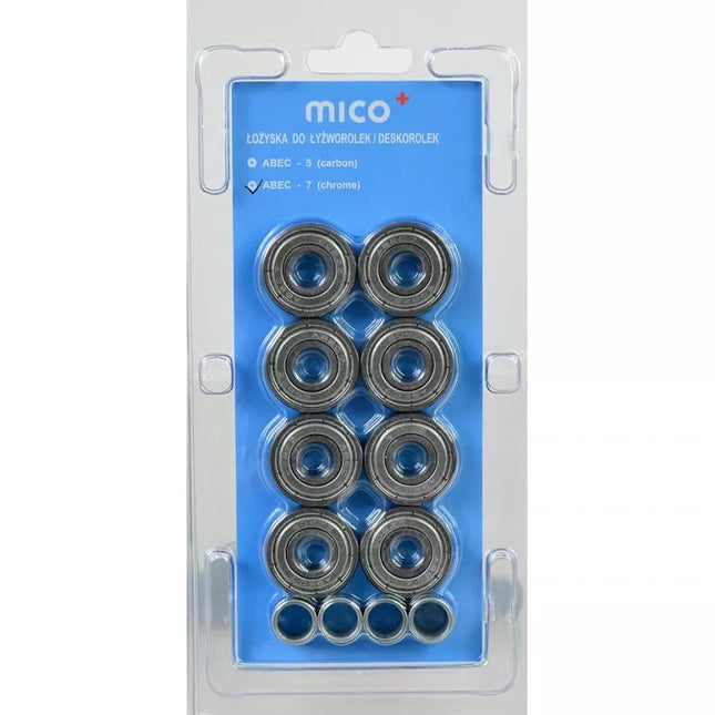 Mico ABEC-7 chromuotas guolis /8 vnt./