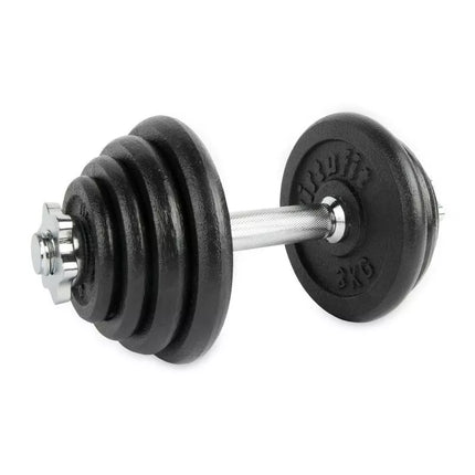 VIRTUFIT REGULIUOJAMŲ PRO HANTELIŲ RINKINYS - ŠTANGOS RINKINYS - KETAUS - 1 X 15 KG