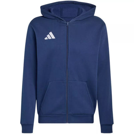 adidas Entrada 26 Full Zip Hoody for Kids Navy Blue KH1784