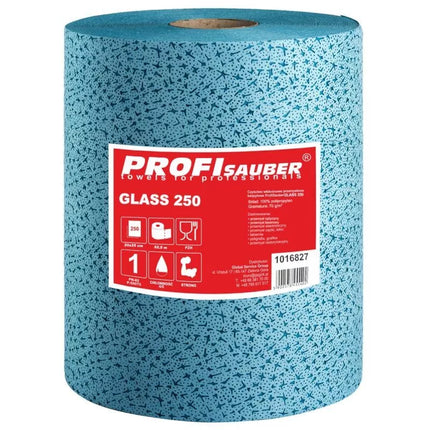 Dulkių nepaliekantis neaustinis valymo servetėlė stiklo optikai GLASS 250