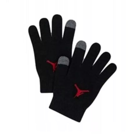 Jaunimo rinkinys Žieminė kepurė + Pirštinės Air Jordan Essential Pom Beanie Set Juoda - 9A0869-023