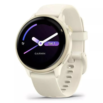 Garmin Vivoactive 6 42mm Kaulinis/Mėnulio auksas laikrodis