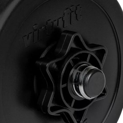 VIRTUFIT ADJUSTABLE DUMBBELL SET - VINYL - 2 X 14 KG