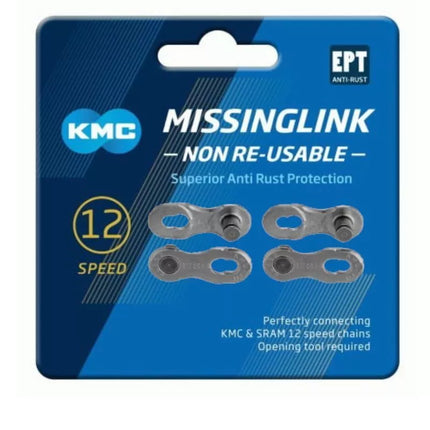 KMC Jungtis 12NR EPT 2 vnt. sidabrinis 12 eilių lizdinė pakuotė
