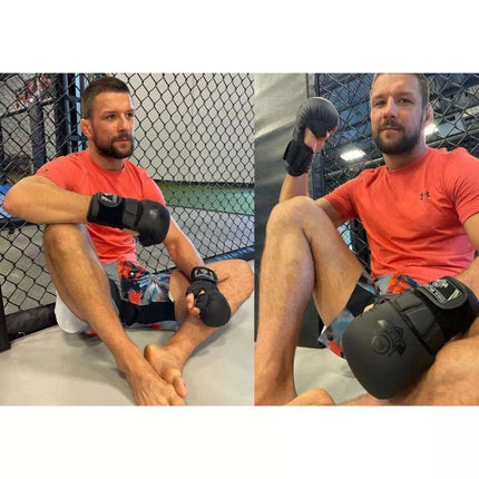 MMA treniruočių pirštinės M - Juodasis Meistras - Valor serija