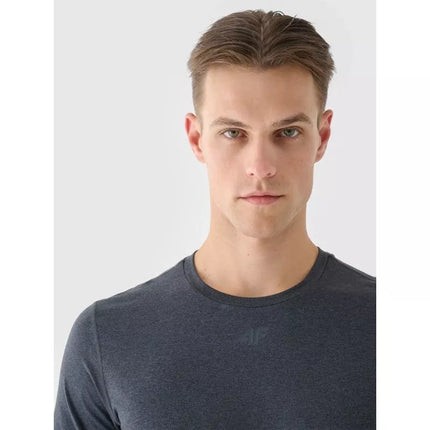 Men's quick-drying regular training T-shirt 4F 4FWAW24TFTSM1003-22M