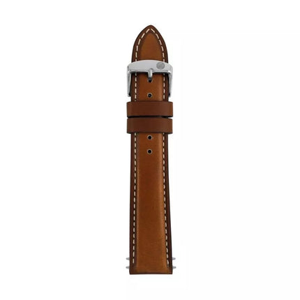 Zeppelin light brown leather strap, 20 mm