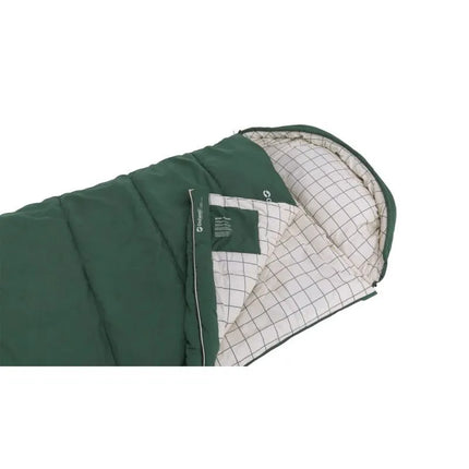 Outwell Camper Prime Synthetic Sleeping Bag 200cm Green (Zipper: Left)