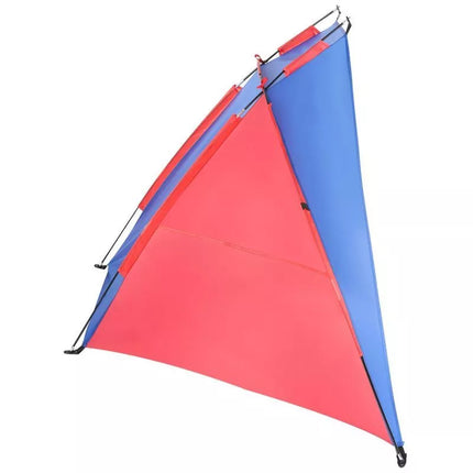 BEACH SHELTER SUN 200x120x120cm BLUE-RED ENERO CAMP