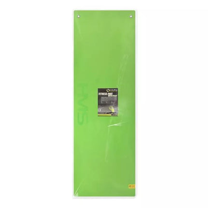 HMS Premium MFK03 Žalia-Juoda Klubo Fitneso Kilimėlis Su Skylutėmis