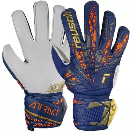 Reusch Attrakt Grip Jr 5472815 4410 Vartininko Pirštinės