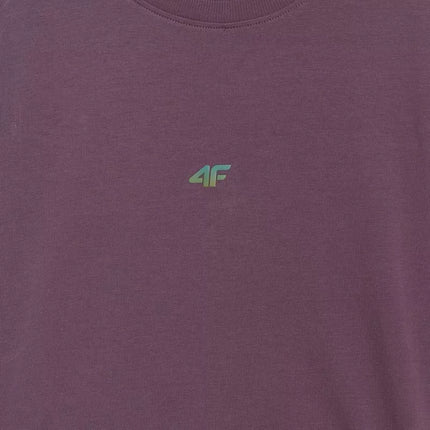 Women's T-shirt 4F F2971 dark purple 4FWAW25TTSHF2971 50S