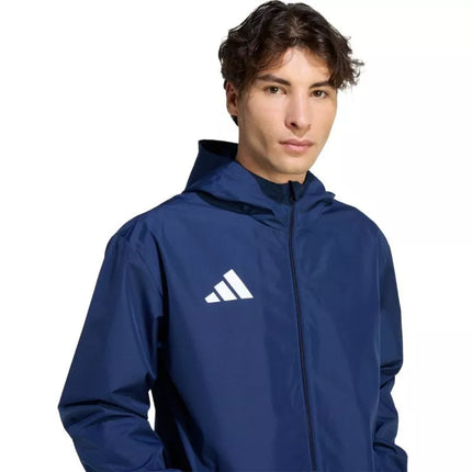 Men's adidas Entrada 26 All Weather Jacket Navy Blue JZ9102