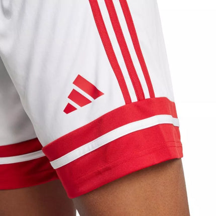 adidas Squadra 25 women's shorts white and red JJ0020