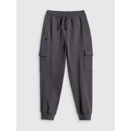 Boys' cargo sweatpants 4F 4FJRSS26TTROM1882-22S