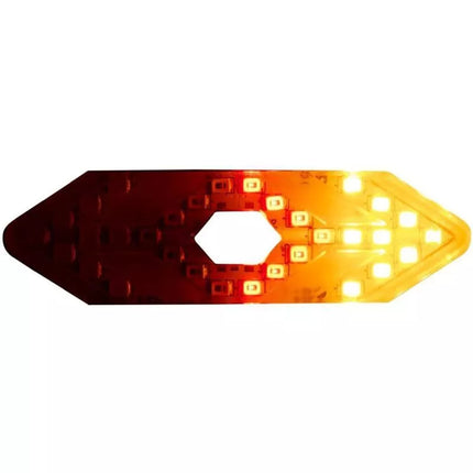 DUNLOP Galinė dviračio lemputė su LED indikatoriumi ir USB įkrovimu
