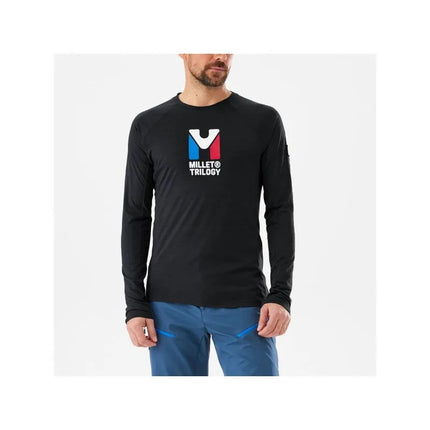 Millet M Trilogy Wool Ts Ls juoda apatinis trikotažas