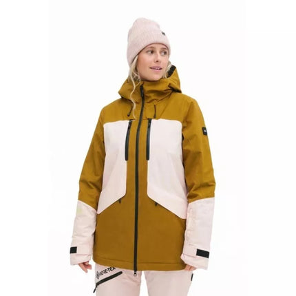 O'neill moteriška žiemos sporto striukė snieglenčių sportui ir slidinėjimui, GTX, RECCO, rožinė, ruda