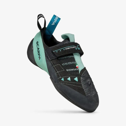 Instinct VS Shoes for Women, Black/Aqua, Size 38.5 by SCARPA