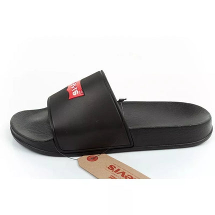 Levi's moteriškos sportinės šlepetės patogios madingos juodos