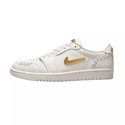 Air Jordan 1 Low Method of Make Wmns “Balti/Metalinio aukso” moteriški sportiniai bateliai - FN5032-100
