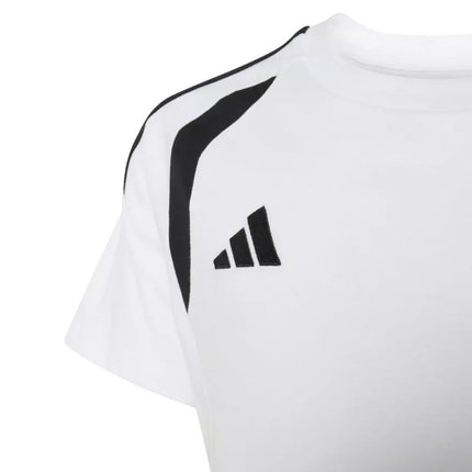 adidas Tiro 26 League Tee for kids white and black KC3699