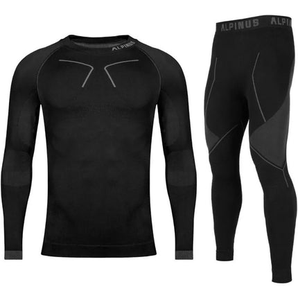 Alpinus Tactical Base Layer Set, juodos ir pilkos spalvos, M dydis GT43276