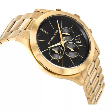 Vyriškas laikrodis + Kortelių dėklas MICHAEL KORS MK1076SET + Dėžutė