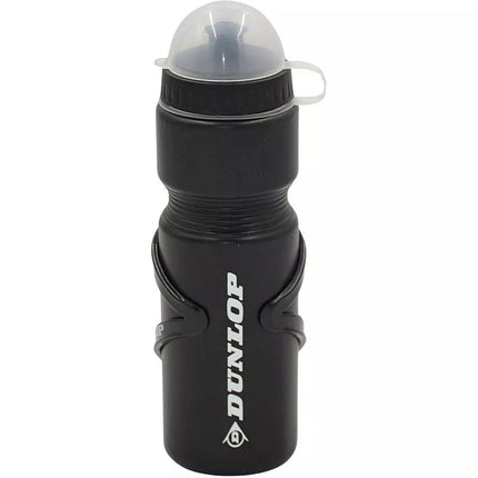 DUNLOP 750ML BICYCLE BOTTLE WITH CAGE BLACK
