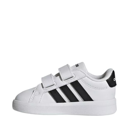 Adidas Grand Court 3.0 vaikiški bateliai, balti, HP3534