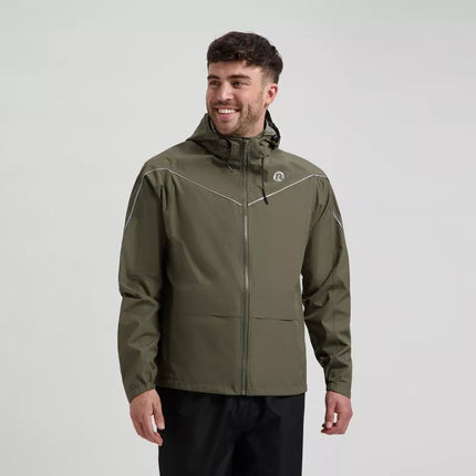 Rogelli ESSENTIAL lietaus striukė žalia S