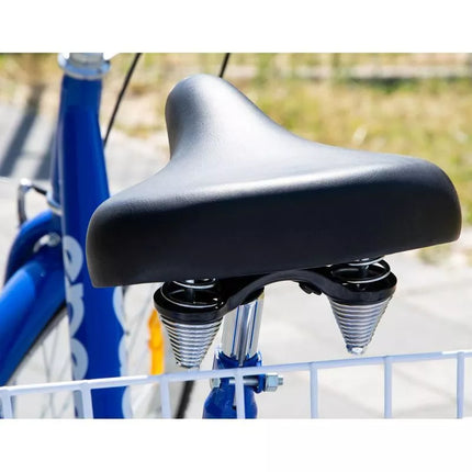 Mėlynas 24 colių triratis dviratis SHIMANO 6 pavarų