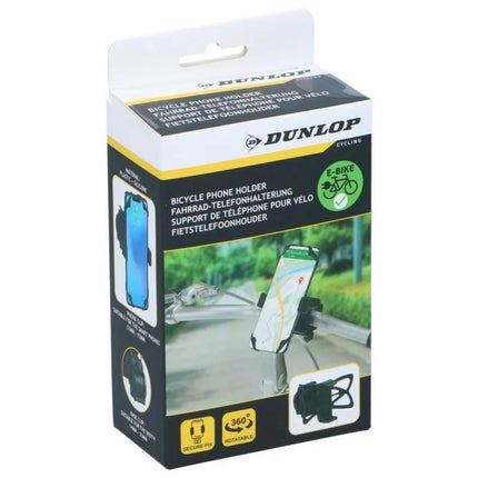 DUNLOP BIKE PHONE HOLDER ROTARY BLACK