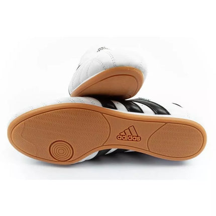 Adidas women's Taekwondo sports shoes white leather slip-on