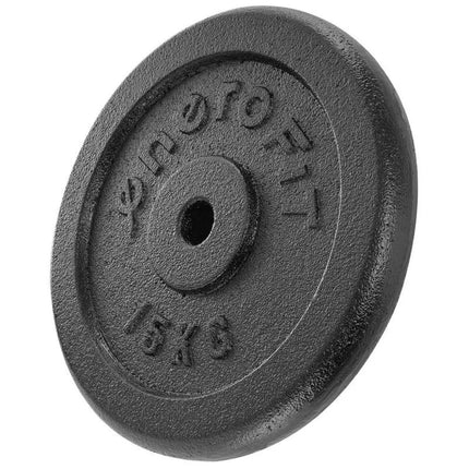 Juodo ketaus apkrova 15 kg ENERO FIT Ø26.5