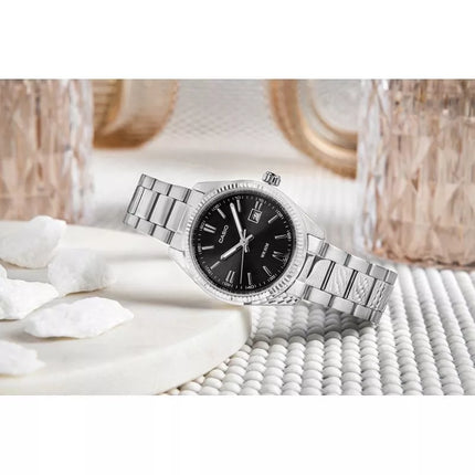 Laikrodis moterims CASIO LTP-1302PD-1A1VEG + Dėžutė