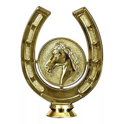 Plastic horse figurine - horseshoe - T201/G