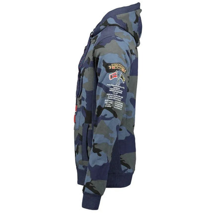 Geographical Norway GYMCLASS MEN CAMO 100 (WT1663H/GN/MILITAIRE BLUE)
