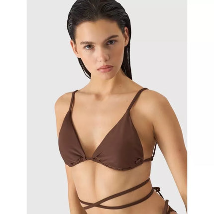 Moteriška bikini viršutinė dalis 4F 4FWSS24UBKTF041-81S Ruda