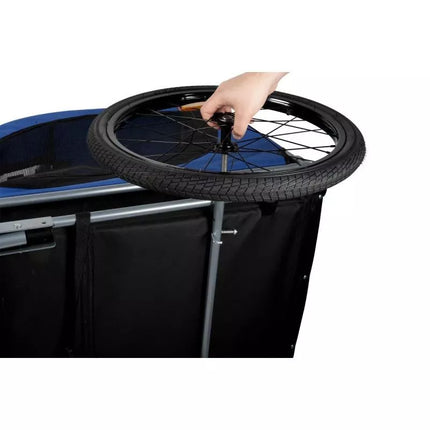 Dviratinė priekaba gyvūnams iki 40 kg