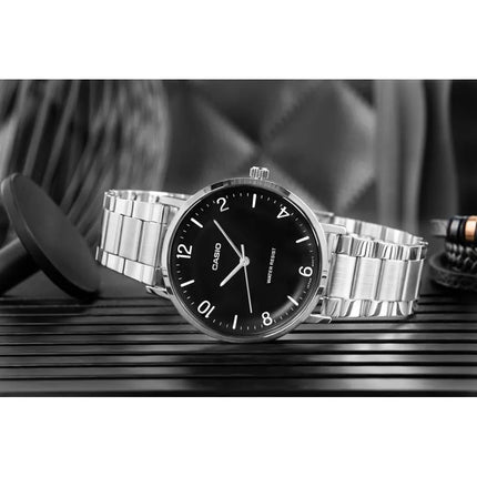 Vyriškas laikrodis CASIO MTP-VT03D-1BDF + DĖŽUTĖ